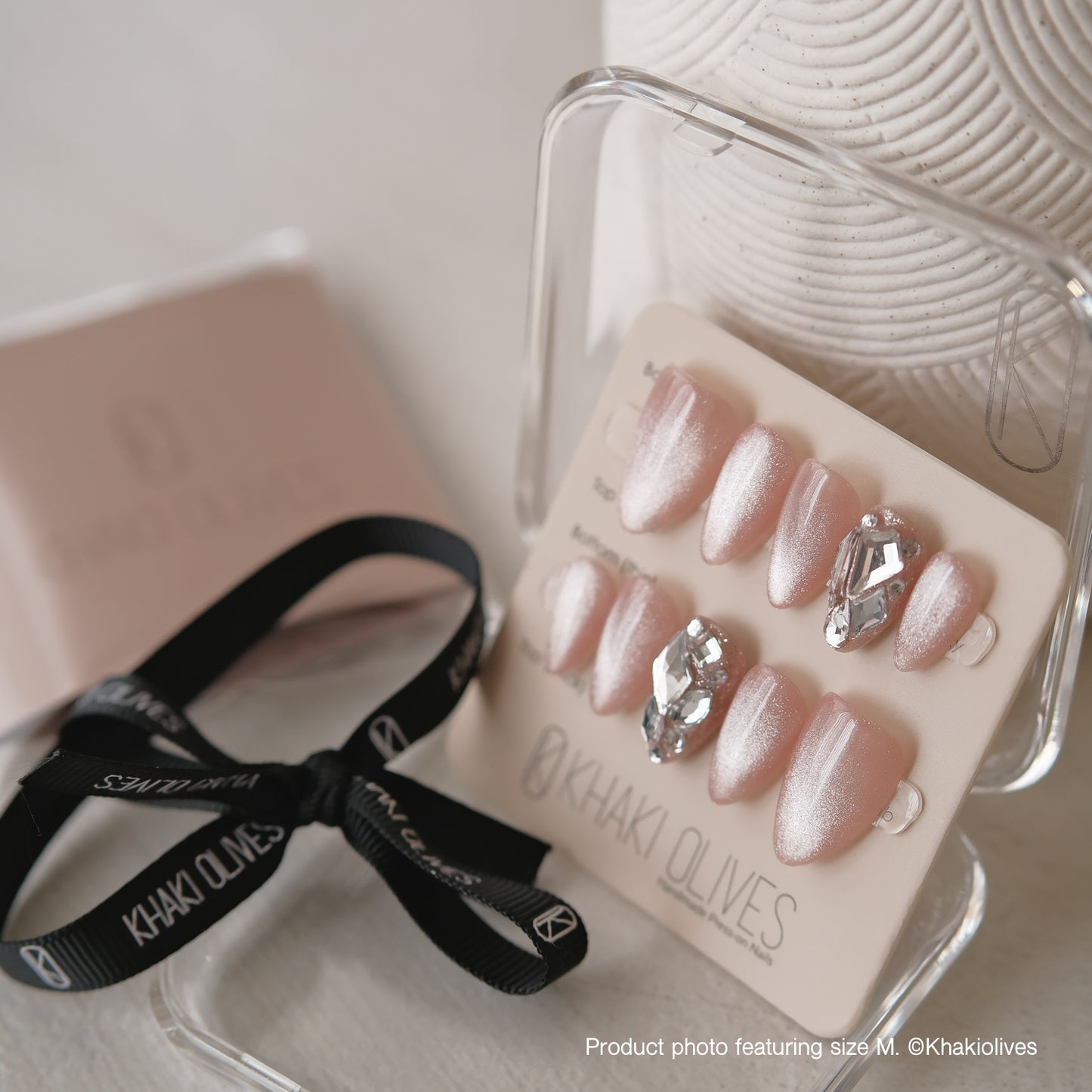 Wish I could tell you - with Swarovski nail crystals