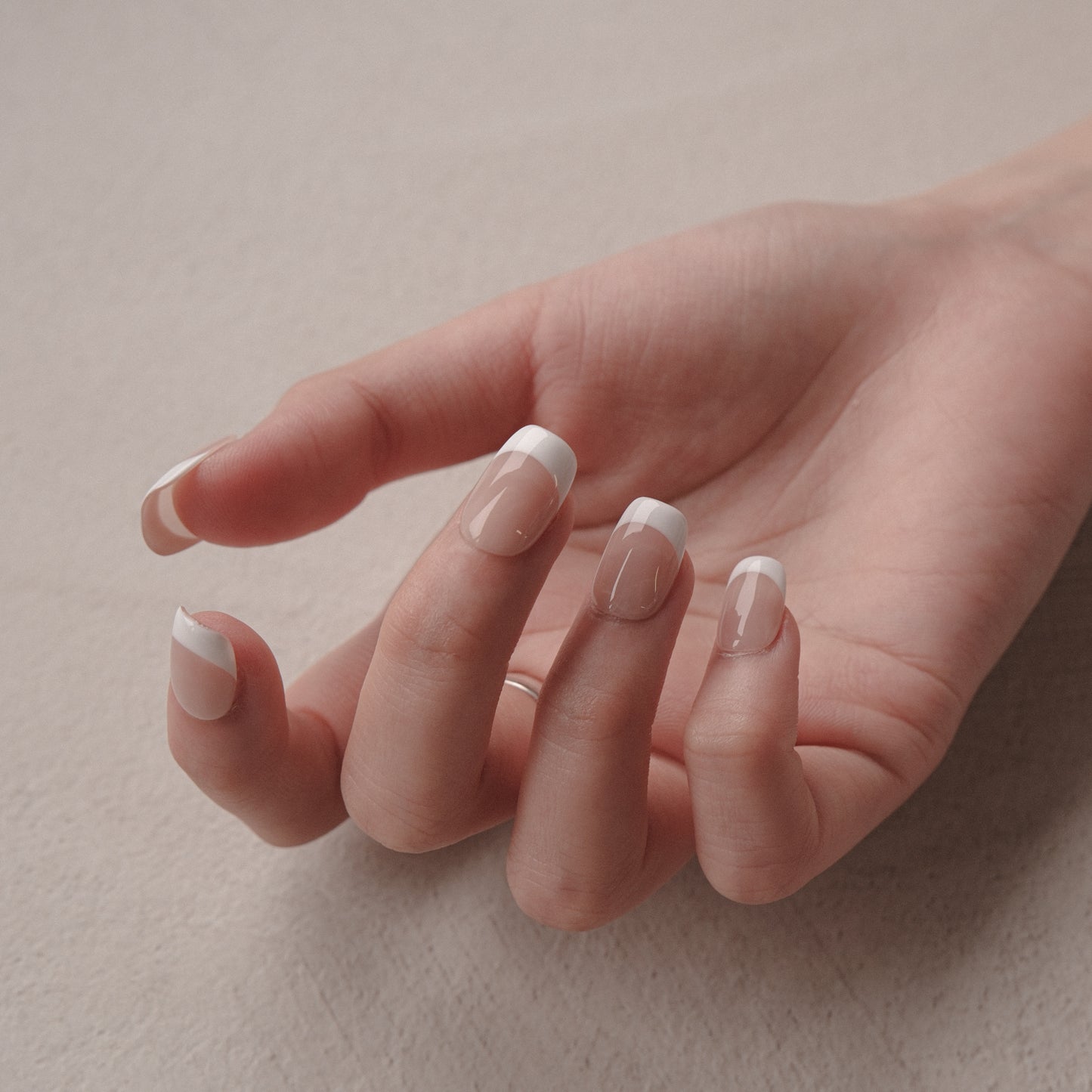 Classic French - Nude Base - Short Square