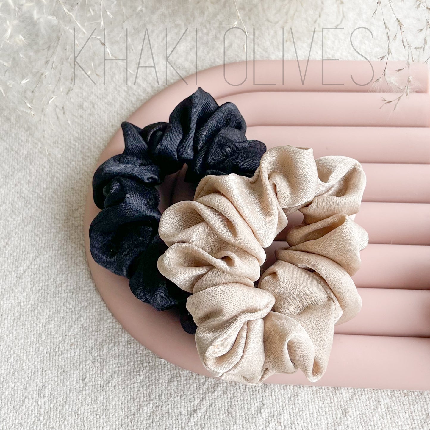 Satin Scrunchies - Matte Shine